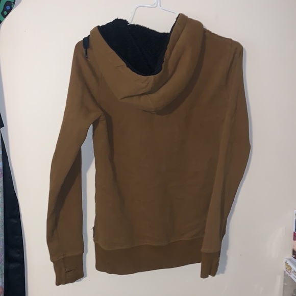 Volcom XS Brown Jacket Hoodie - Picture 4 of 4
